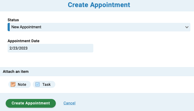 LACRM date field example