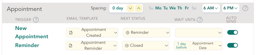 LACRM date field example